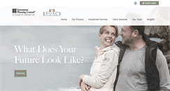 Desktop Screenshot of legacywealthmanagement.com